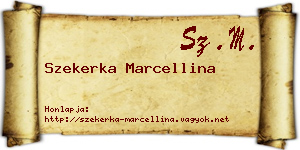 Szekerka Marcellina névjegykártya